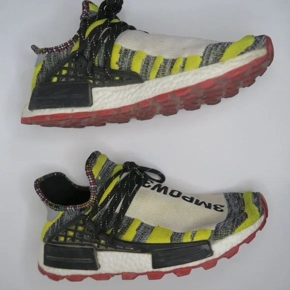 Adidas NMD Hu Pharrell‎ Solar Pack Red Sneakers Inspire Empower BB9527